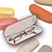 optical cases and eyeglass cases in a variety of colors and styles